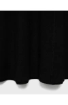 Mango Domino Seamed Minidress In Black