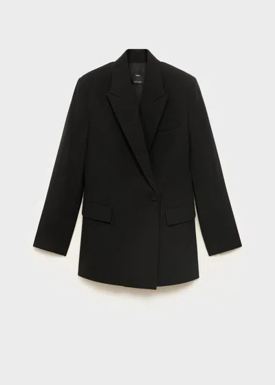 Mango Veste Noir - Femme - 4xl -