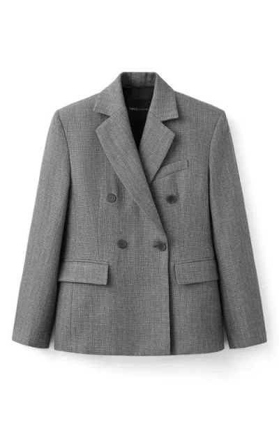 MANGO MANGO DOUBLE BREASTED SUIT JACKET
