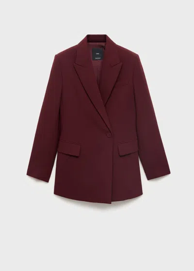 Mango Veste Grenat - Femme - 4xl -
