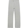 Mango Double Face Cotton Blend Pajama Pants In Grey