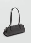 Mango Double-handle Bowling Bag Chocolate In Chocolate