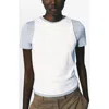 Mango Double Layer Cotton T-shirt In White