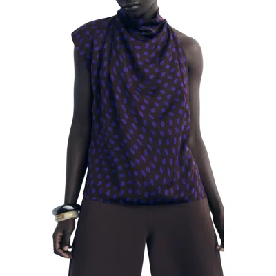 MANGO MANGO DRAPE ASYMMETRIC TOP