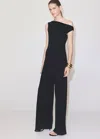 Mango Draped Asymmetrical Jumpsuit In Grey