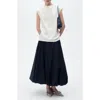 Mango Draped Satin Top