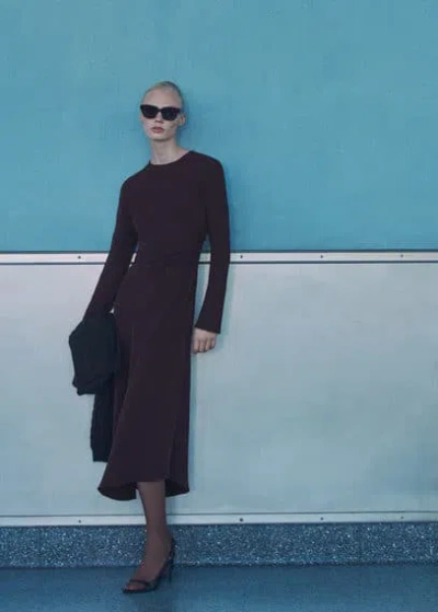 Mango Dress Brown