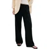 Mango Drawstring Pants In Black