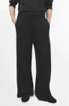 Mango Drawstring Straight Leg Pants In Multi