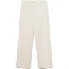 Mango Drawstring Straight Leg Pants In Neutral