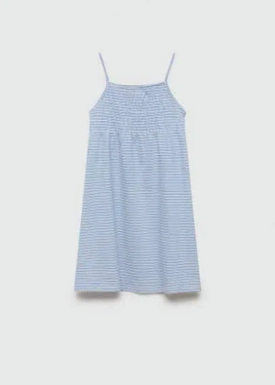 Mango Kids' Dress China Blue