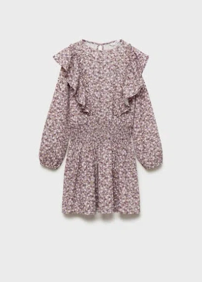 Mango Kids' Dress Lavender