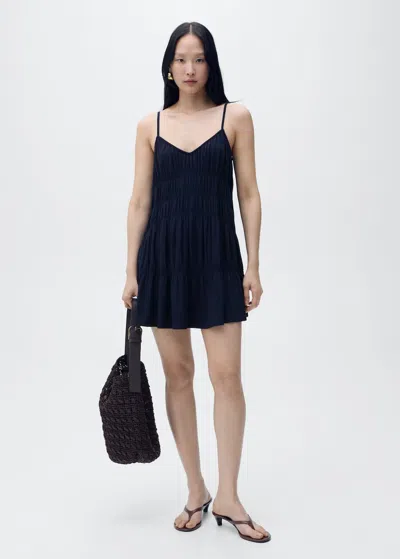 Mango Dress Navy