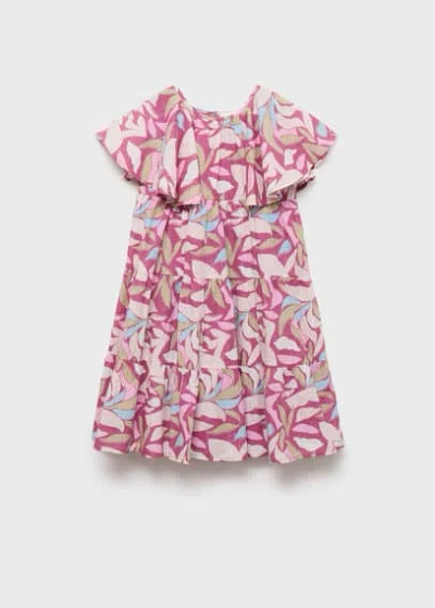 Mango Kids' Dress Purple