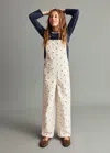 Mango Dungarees Ecru In White