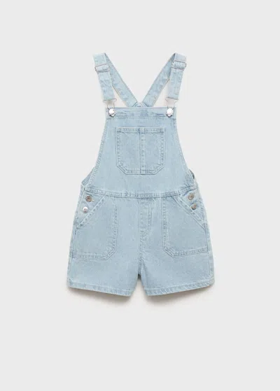 Mango Salopette Bleu Clair - Enfants - 11 -  Kids
