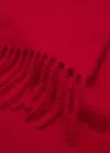 Mango Écharpe À Franges Rouge - Femme - Taille Unique -  In Red
