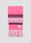 Mango Écharpe Maille Combinée In Pink