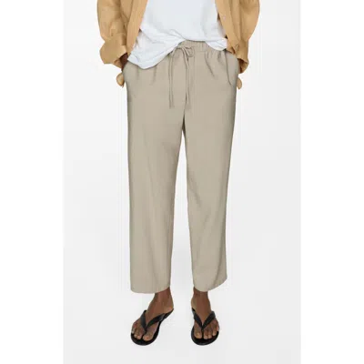 Mango Elastic Waist Jogger Trousers