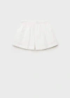 Shop Mango Short Taille Élastique Blanc - Enfants - 13-14 Ans -  Kids In White