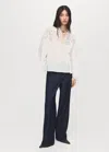 Mango Embroidered Blouse With Bows Ecru In Sand
