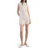 Mango Embroidered Cutwork Sleeveless Romper In Neutral