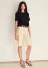 Mango Embroidered Detail T-shirt Black