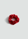 Mango Embroidered Maxi Scrunchie Red