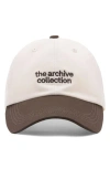Mango Embroidered Message Adjustable Baseball Cap In Brown