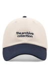 Mango Embroidered Message Adjustable Baseball Cap In White