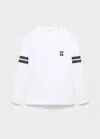 Mango Kids' Embroidered Printed T-shirt White