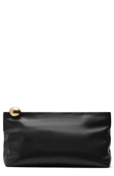Mango Envelope Clutch In Black