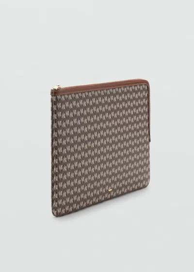Mango Étui G- Marron Moyen - Femme - Taille Unique -  In Brown