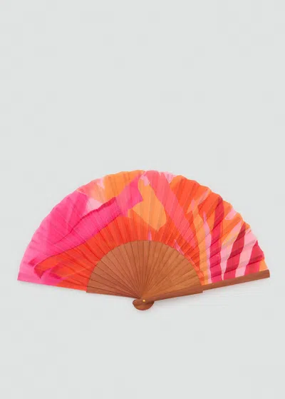 Mango Floral-print Fan