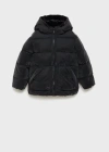 Mango Anorak Black In Black