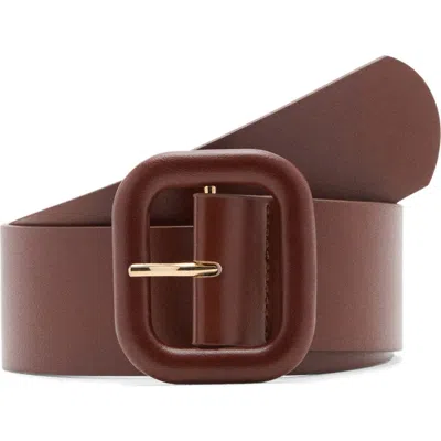 Mango Faux Leather Belt