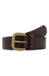 Mango Faux Leather Belt In Brown