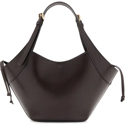 Mango Faux Leather Bucket Bag In Brown
