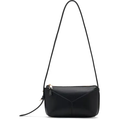 Mango Faux Leather Crossbody Bag In Black