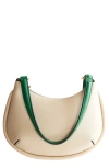 Mango Women's Leather-effect Shoulder Bag In Off White