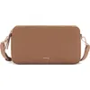 Mango Shoulder Bag With Double Zip Leather In Leather