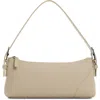 Mango Women's Buckle Detail Shoulder Bag In Light/pastel Grey