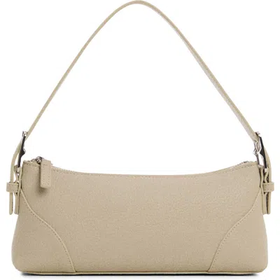 Mango Women's Buckle Detail Shoulder Bag In Light,pastel Grey