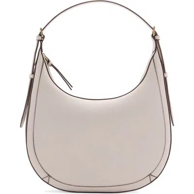 Mango Faux Leather Shoulder Bag In Off White