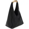 Mango Faux Leather Top Handle Bag In Black