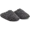 Mango Faux Shearling Slipper In Gray
