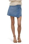 Mango Denim Skort Medium Blue