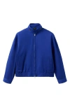 Mango Featuring Hailey Bieber Mutis Oversize Jacket In Blue
