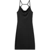 Mango Featuring Hailey Bieber Open Back Minidress In Black