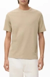 Mango Relaxed Fit Solid Cotton T-shirt In Neutral